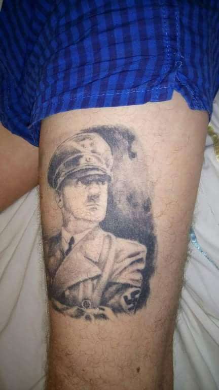 Hitler tattoo