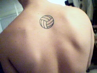 Volleyball tattoo