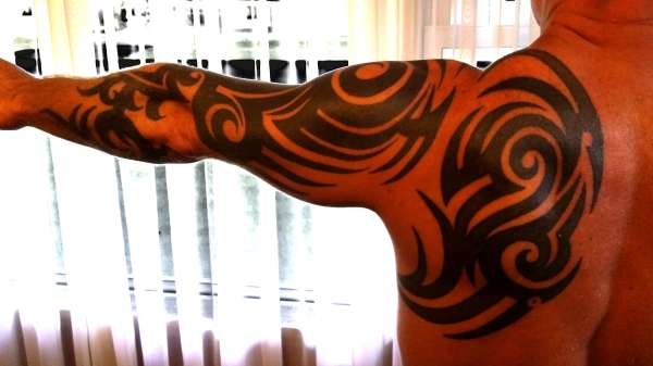 tribal shoulder tattoo tattoo