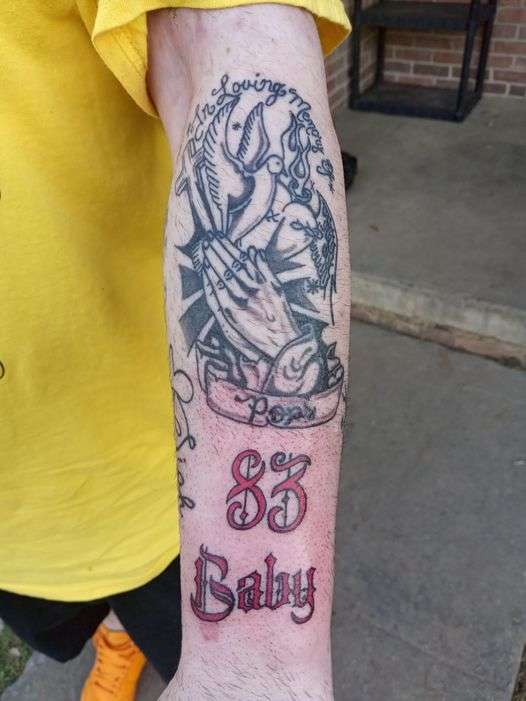 83 baby tatt by santa clause !!!!!!! tattoo