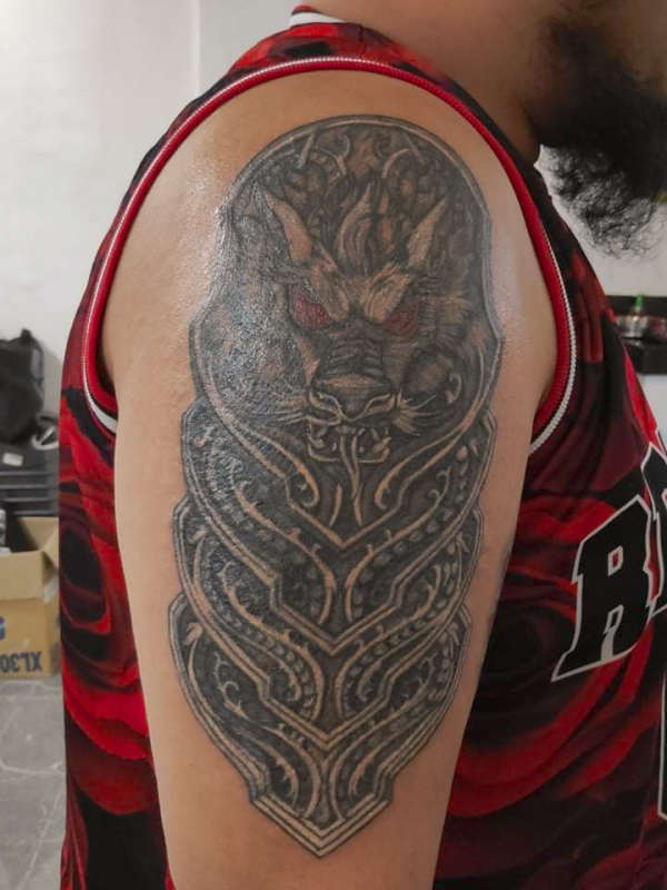 DRAGON ARMOR tattoo
