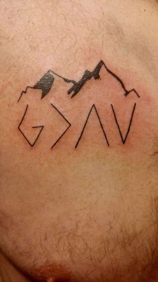 God above the highs and the lows tattoo
