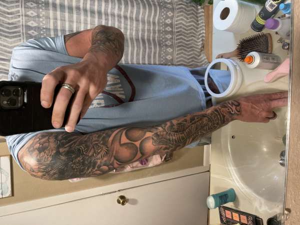 (Left) outer sleeve tattoo