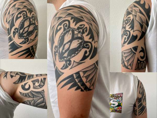 Maori / Polynesian / Turtle #Tattoo tattoo