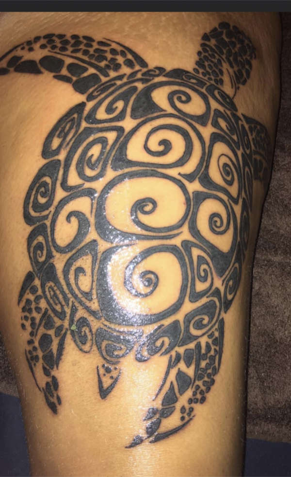 Tribal Sea Turtle Tattoo tattoo