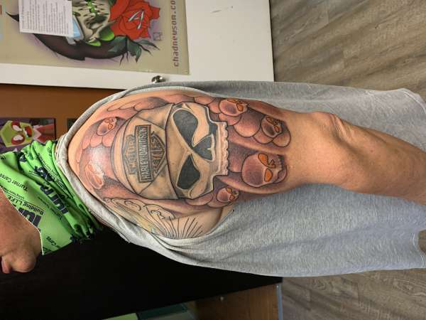 Willie G - Finished tattoo