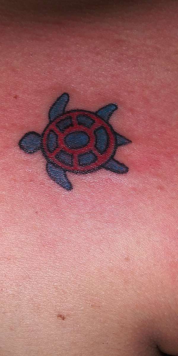 color of tashas boys  turtle tattoo