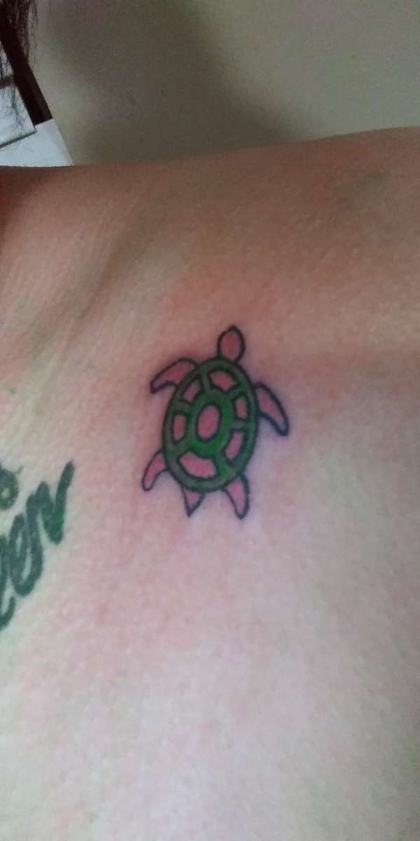 color of tashas turtle tattoo