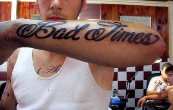 bad times tattoo