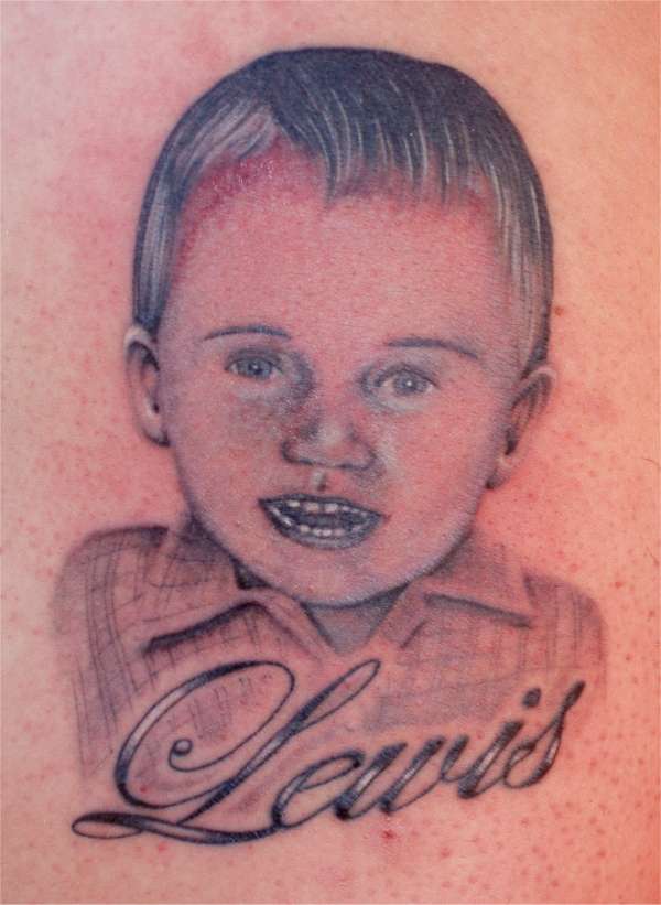 portrait of lewis tattoo