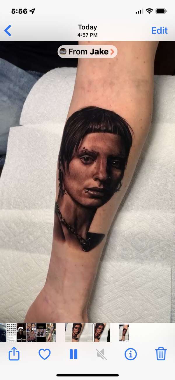 Girl with the Dragon Tattoo tattoo