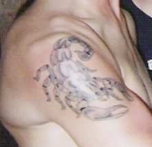 Scorpin tattoo