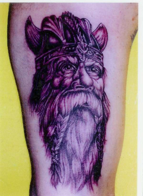 Old Viking tattoo