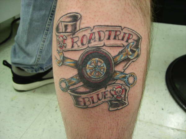 Road Trip Blues tattoo