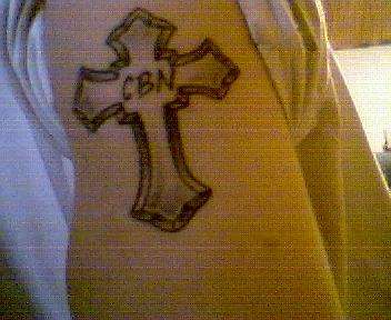 Cross tattoo