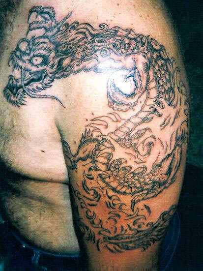 chinesse dragon tattoo