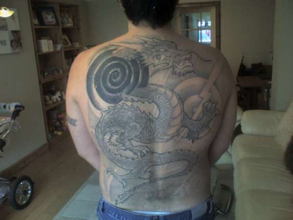 full back dragon tattoo