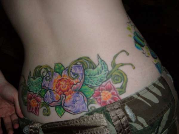 Flowing Flowers tattoo