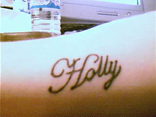 Holly tattoo