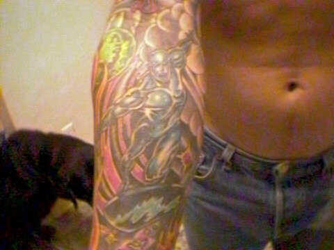 Silver Surfer tattoo