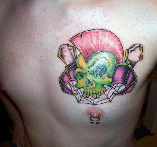 Horror Punk Skull tattoo