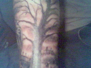 my dads tree tattoo