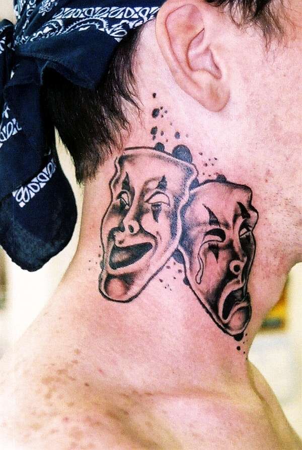 masks tattoo