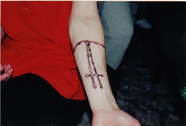 brimstone cross tattoo