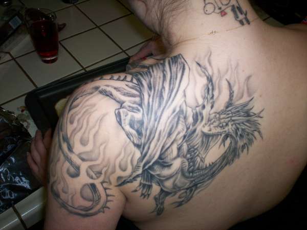 Content Dragon tattoo