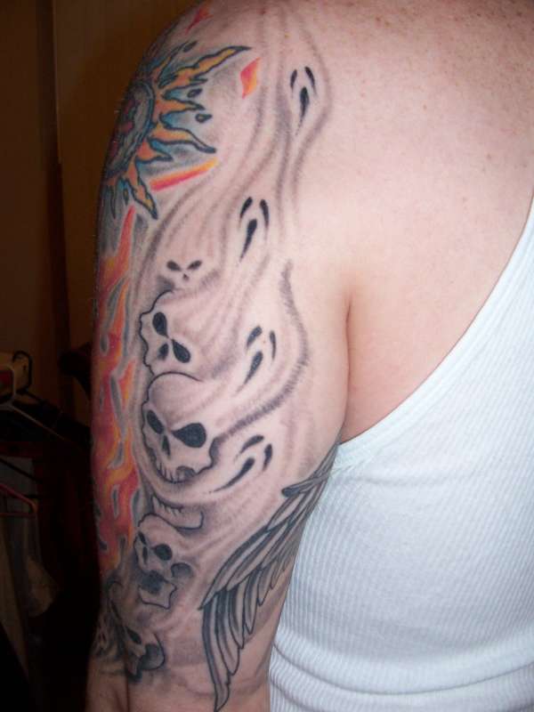 Half sleeve tattoo