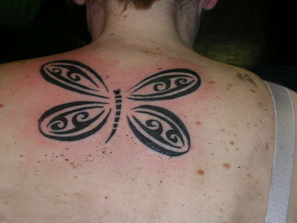 Tribal Dragonfly tattoo