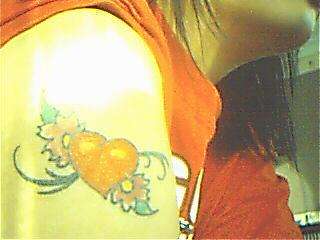 hearts and flowers! tattoo