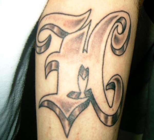 h for harsh tattoo