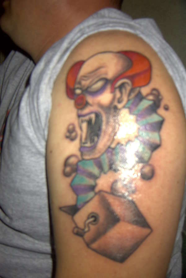 Evil in a Box tattoo