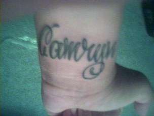 INK FOR MY HEART tattoo