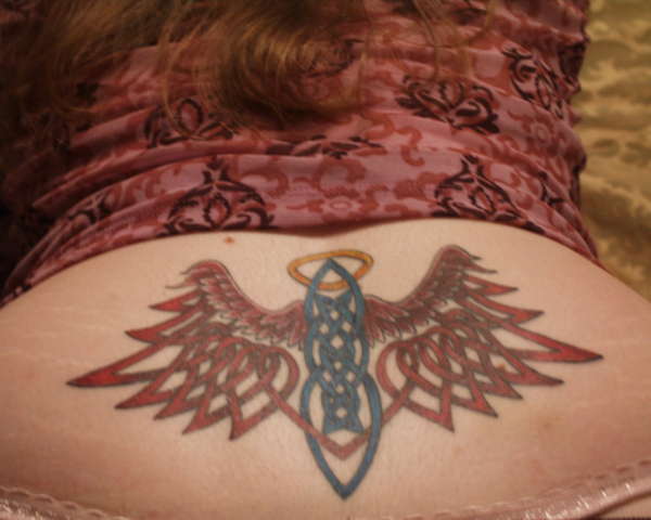 angel wings tattoo