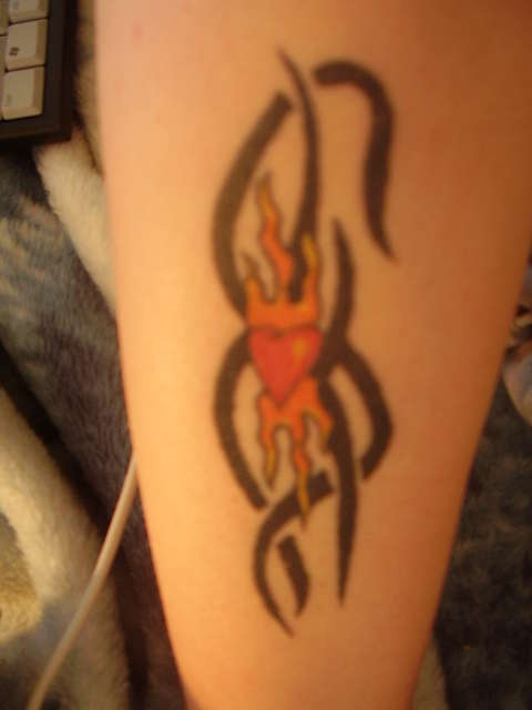 lower leg tattoo