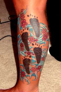 Foot Prints tattoo