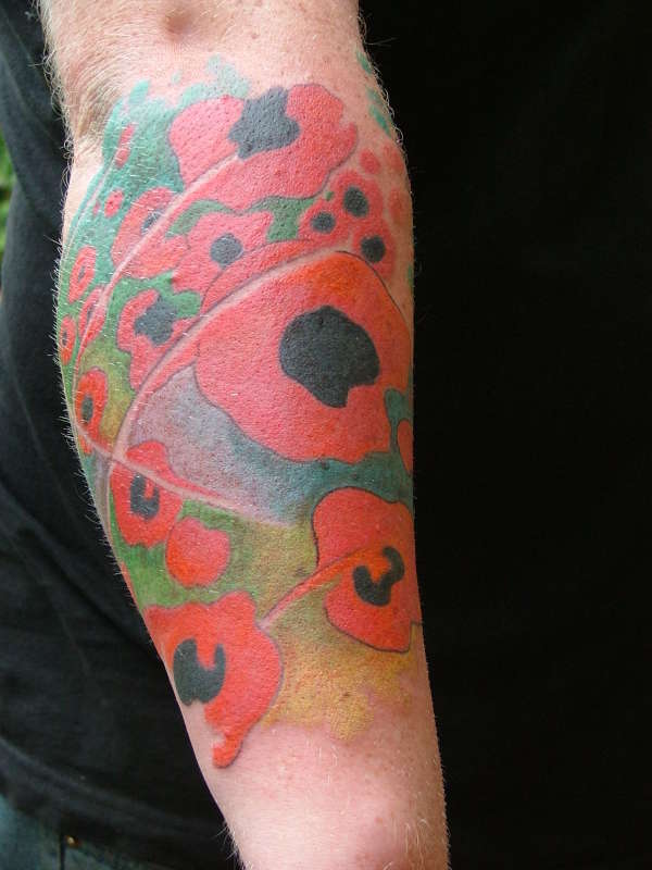 Paul's poppy's tattoo