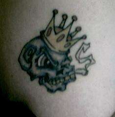 First Tat Skull tattoo