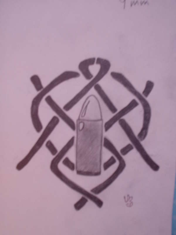 celtic bullet tattoo