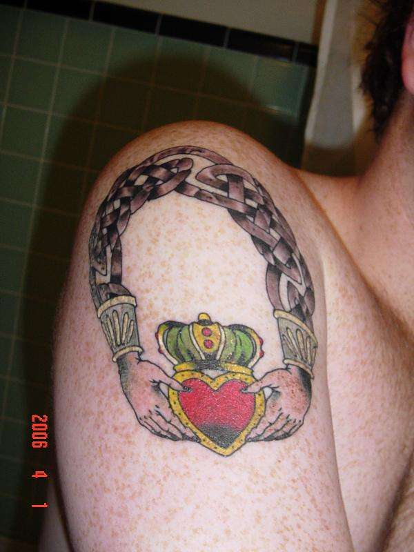 Claddagh Knot tattoo