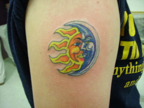 Sun and Moon tattoo