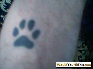 paw tattoo