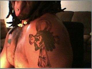 Iyesus Kristo (jesus christ) with a Ankh tattoo