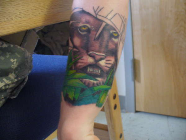 jungle sleeve in the making tattoo
