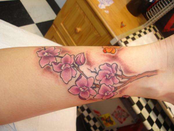 Orchids tattoo