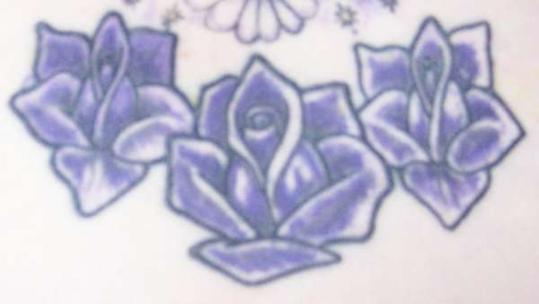 Purple Roses tattoo
