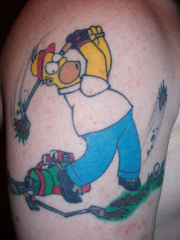 Homer simpson tattoo