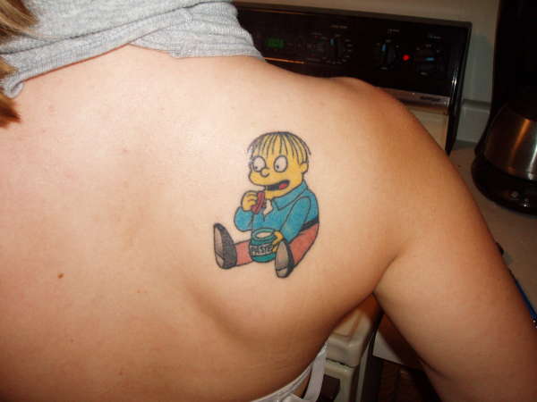 Ralph Wiggum Unitard by Timo at Shockers, Balingen, GER : r/tattoos